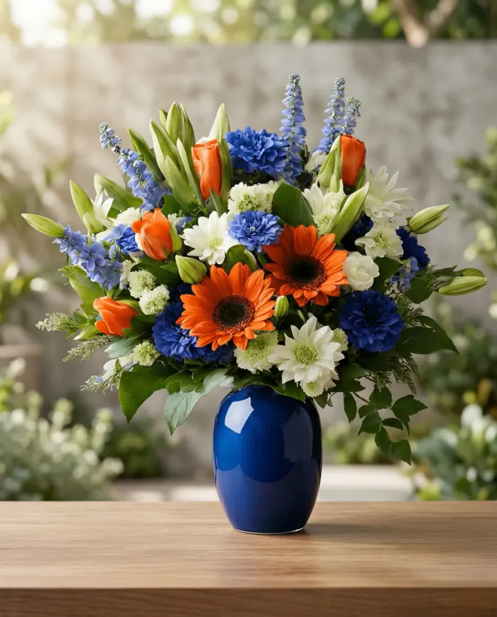 Blue Sunflower