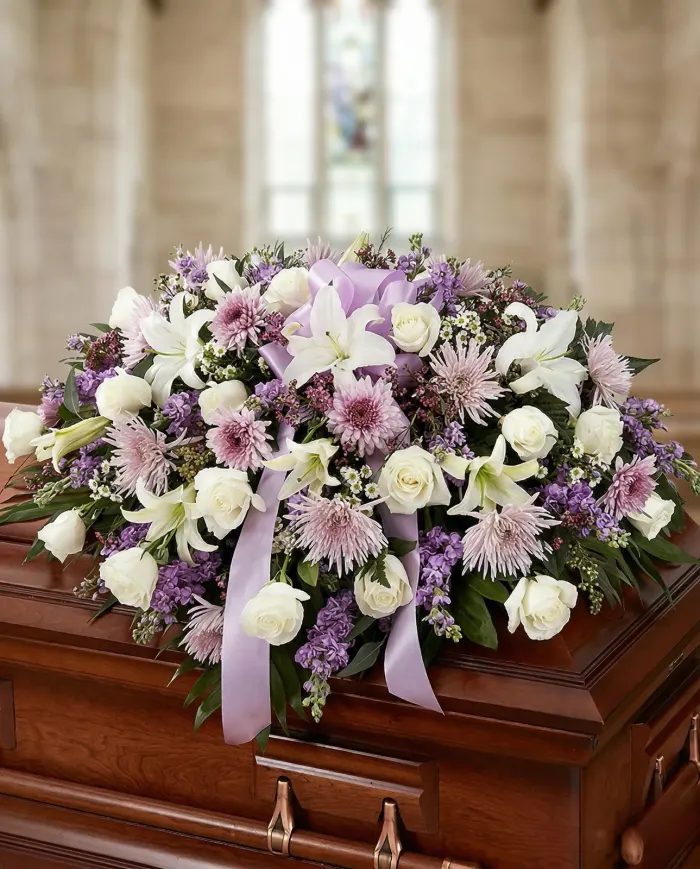 Lavender Casket