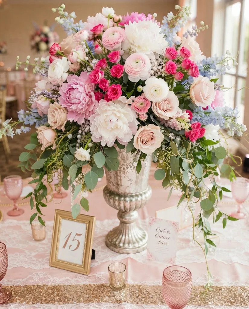 Quinceañera Flowers in Tampa Bay: Court, Crown & Reception Guide